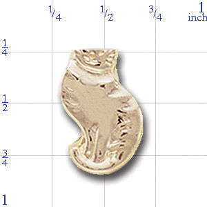 B1203 14K CAT SLIDE 
